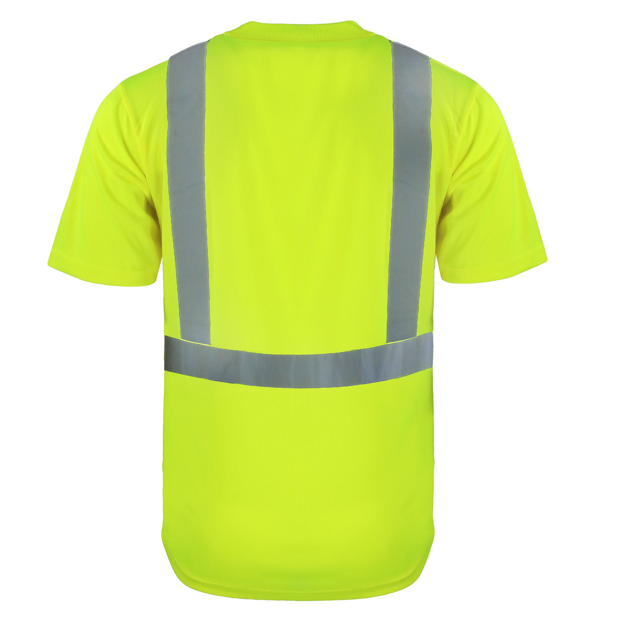 Picture of Safety Brite SB-C2SSBB Class 2 Short Sleeve HI VIS T-Shirt with Black Bottom